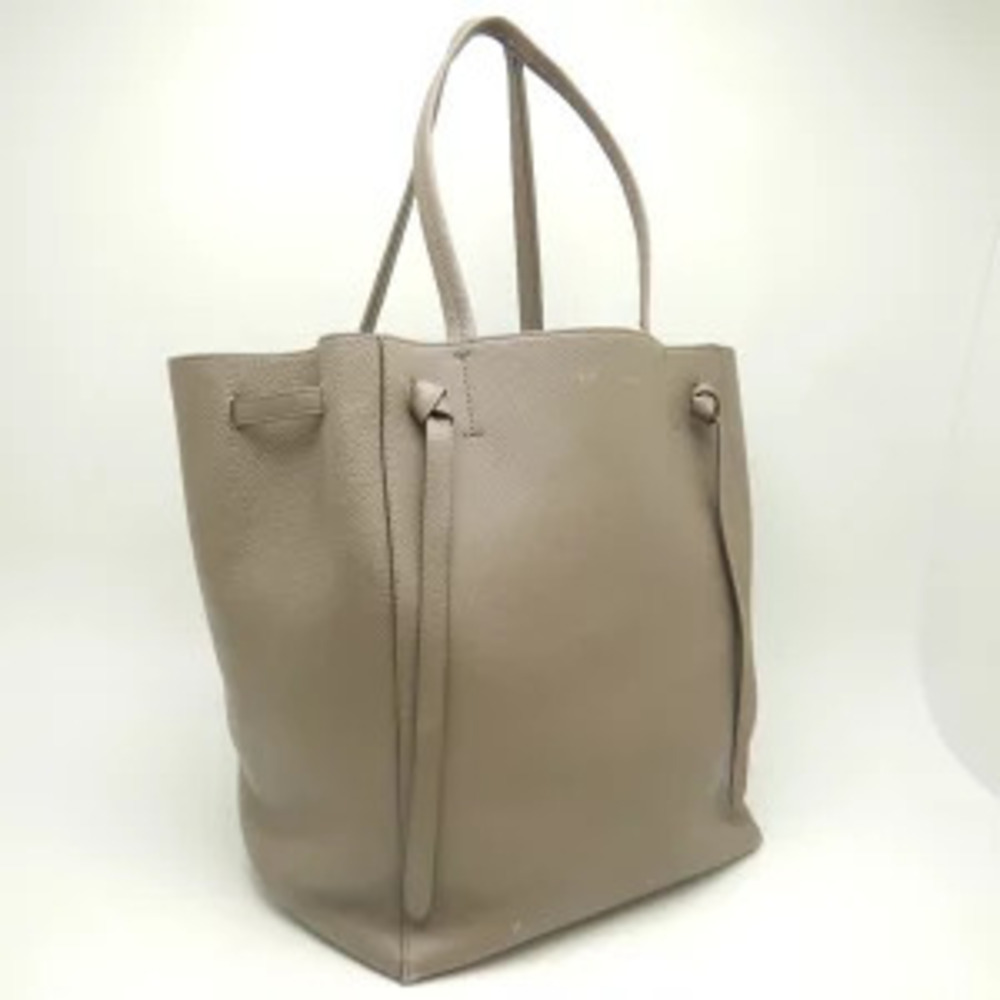 Celine Cabas Phantom Taupe Cream Beige Calf Tote Bag - Picture 2 of 9